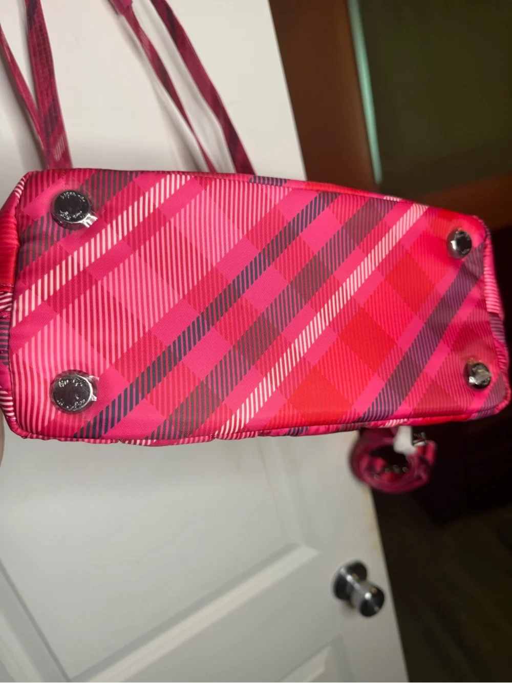 lug berry Plaid Quilted Tote Bag NWOT